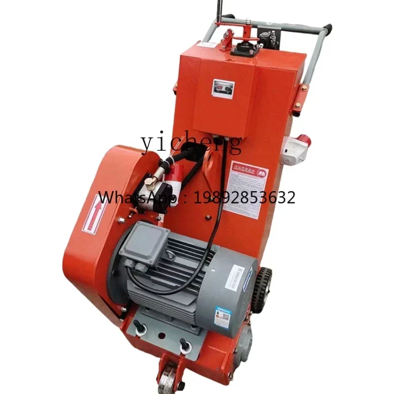 pavement concrete hand-pushed small electric concrete milling machine