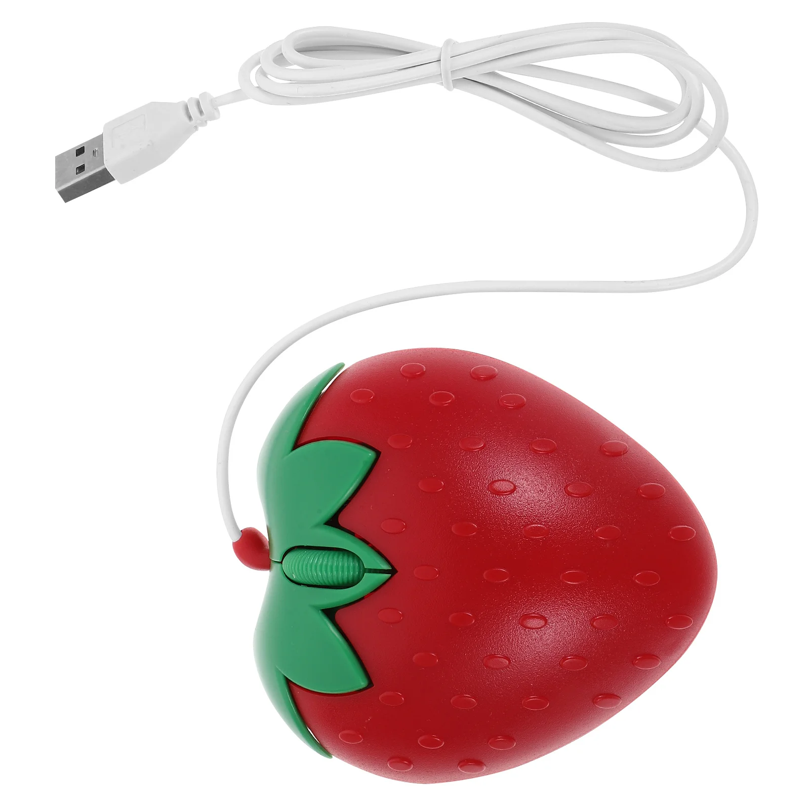 

Pink Strawberry Cute Usb Wired Mouse For Laptop Ergonomic Computer Mouse Portable Office Work Travel Gift Cartoon Mice