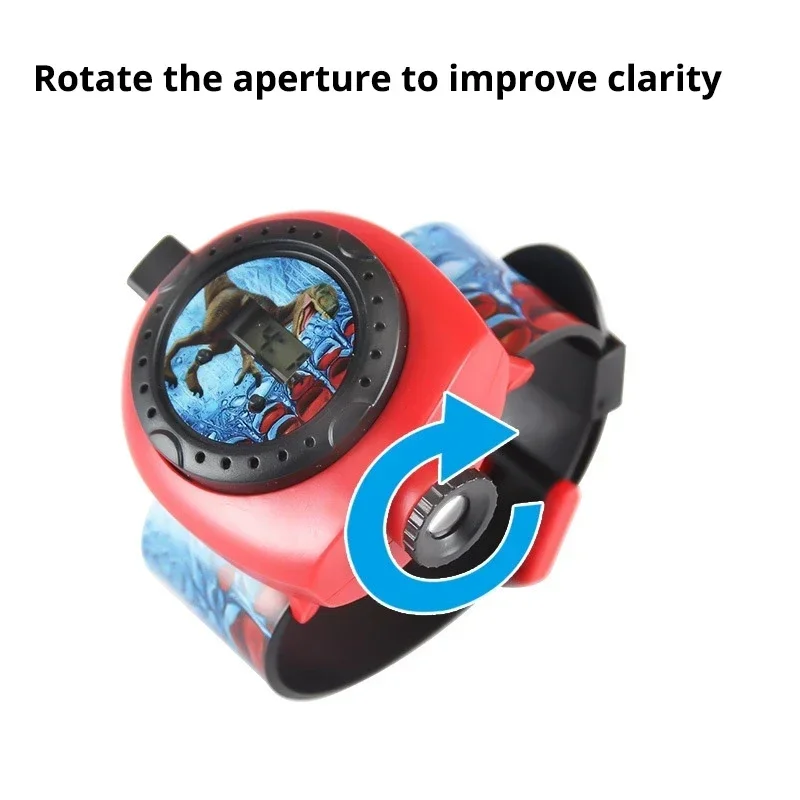 3D Projection Dinosaur Children Watches Birthday Gift Kids Electronic Digital Watch Boys Girls Clock Wristwatches Projection Toy