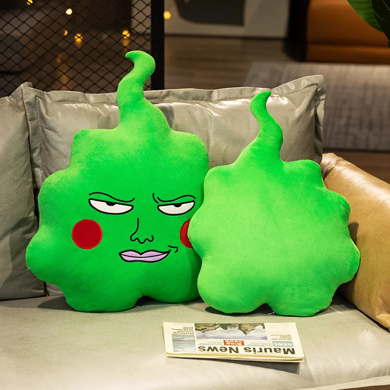 漫画アニメ Psionic パワー 100 ディンプル子供スロー枕 45 センチメートル創造性おもちゃ人形グリーンモデルソファ装飾