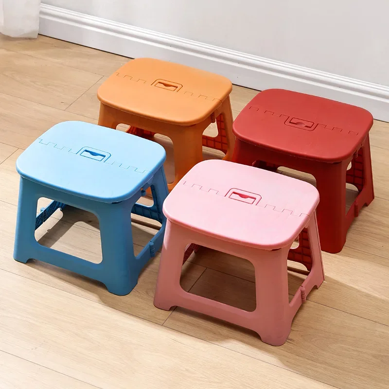 

Japanese-style Portable Household Folding Stool Kids Child Plastic Stool Outdoor camping fishing stool