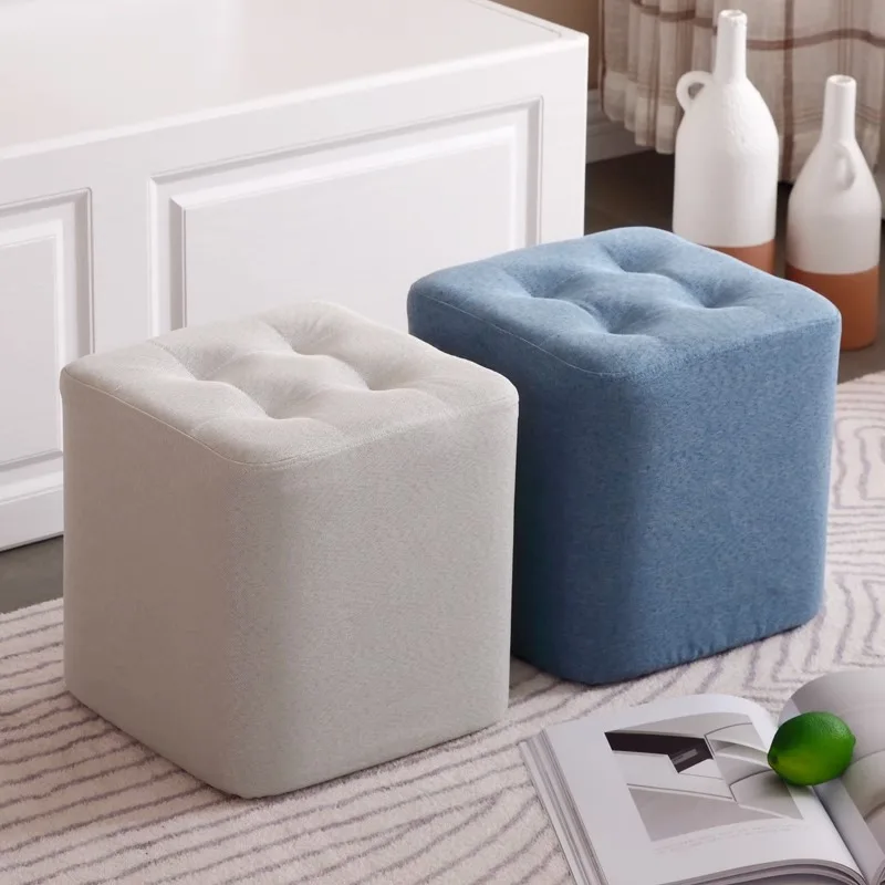 Unique Creative Foot Stool Shoe Rack Indoor Nook Living Room Indoor Stool Chair Nordic Office Tabouret Salon Hallway Furniture