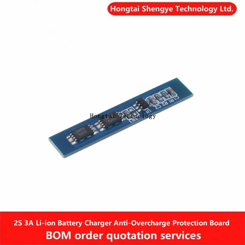 Protection board 2 series 7.4V 8.4V lithium battery pack Large 3A current Anti-overcharge and over discharge