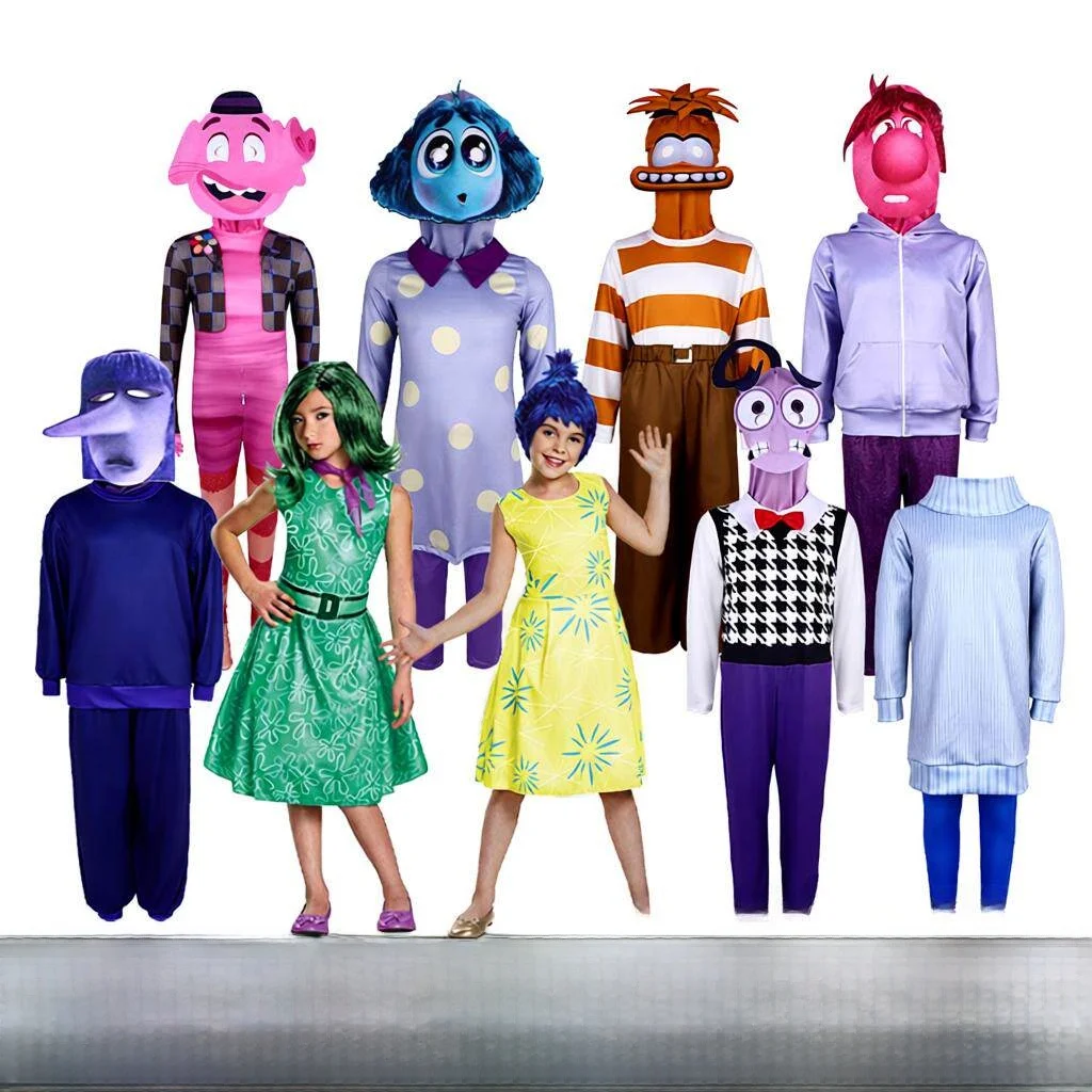 

InsideOut2 Cosplay Costume Hot Sale Stage Performance Halloween National Costume Stage Outfit Women's Ethnic Fashionable Tuni...