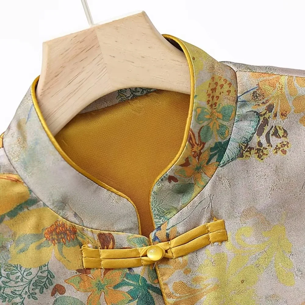 Тонкая традиционная одежда, уличная одежда, пальто в китайском стиле, жилет для женщин, куртки, модная одежда, качественный винтажный стиль в этническом стиле