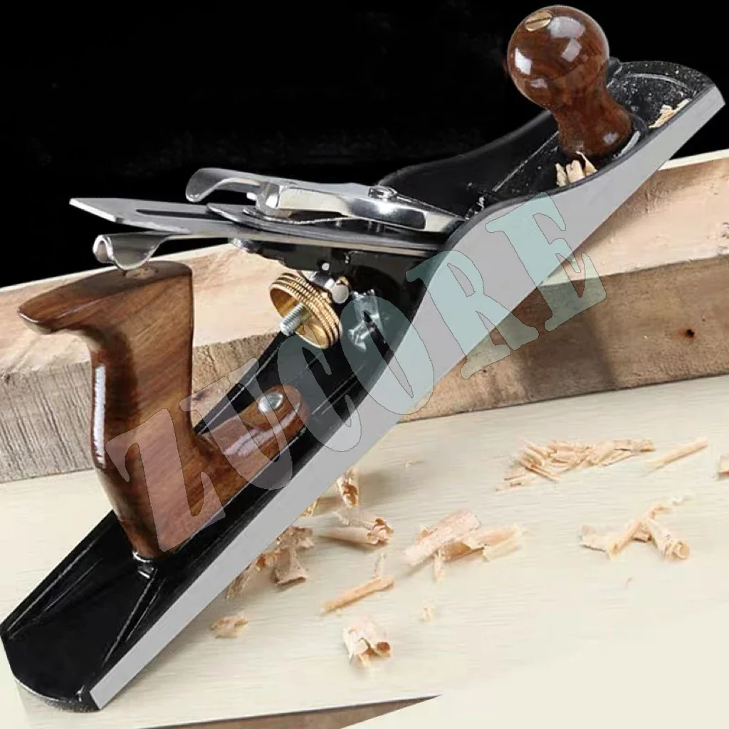 NO.4 قابل للتعديل العالمي الدقة تنعيم مقعد اليد الطائرة الخشب المسوي مع شفرة 2 بوصة ومقابض خشبية