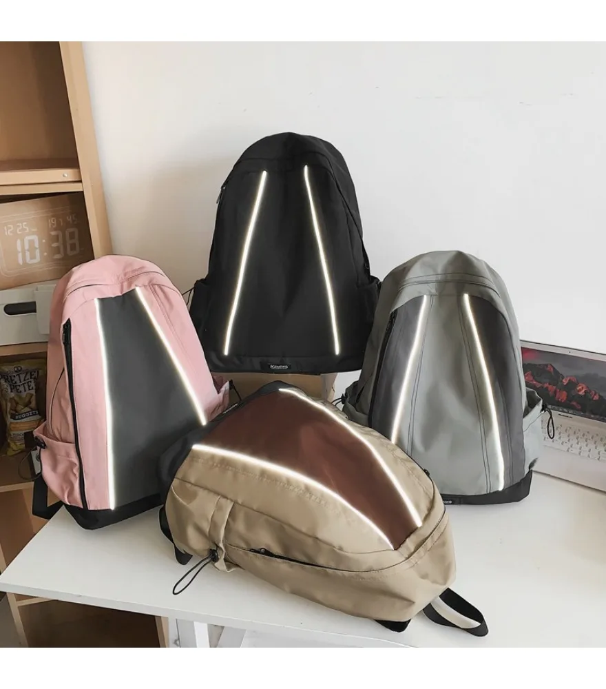 

School bag harbor style simple function travel backpack new commuter computer couple travel schoolbag