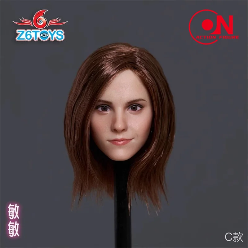 Z6TOYS ZC012 1/6 Scale Emma Watson หัว Sculpt Movable Eyes หัวแกะสลักรุ่น 12 ''ทหารหญิง Action Figure Body
