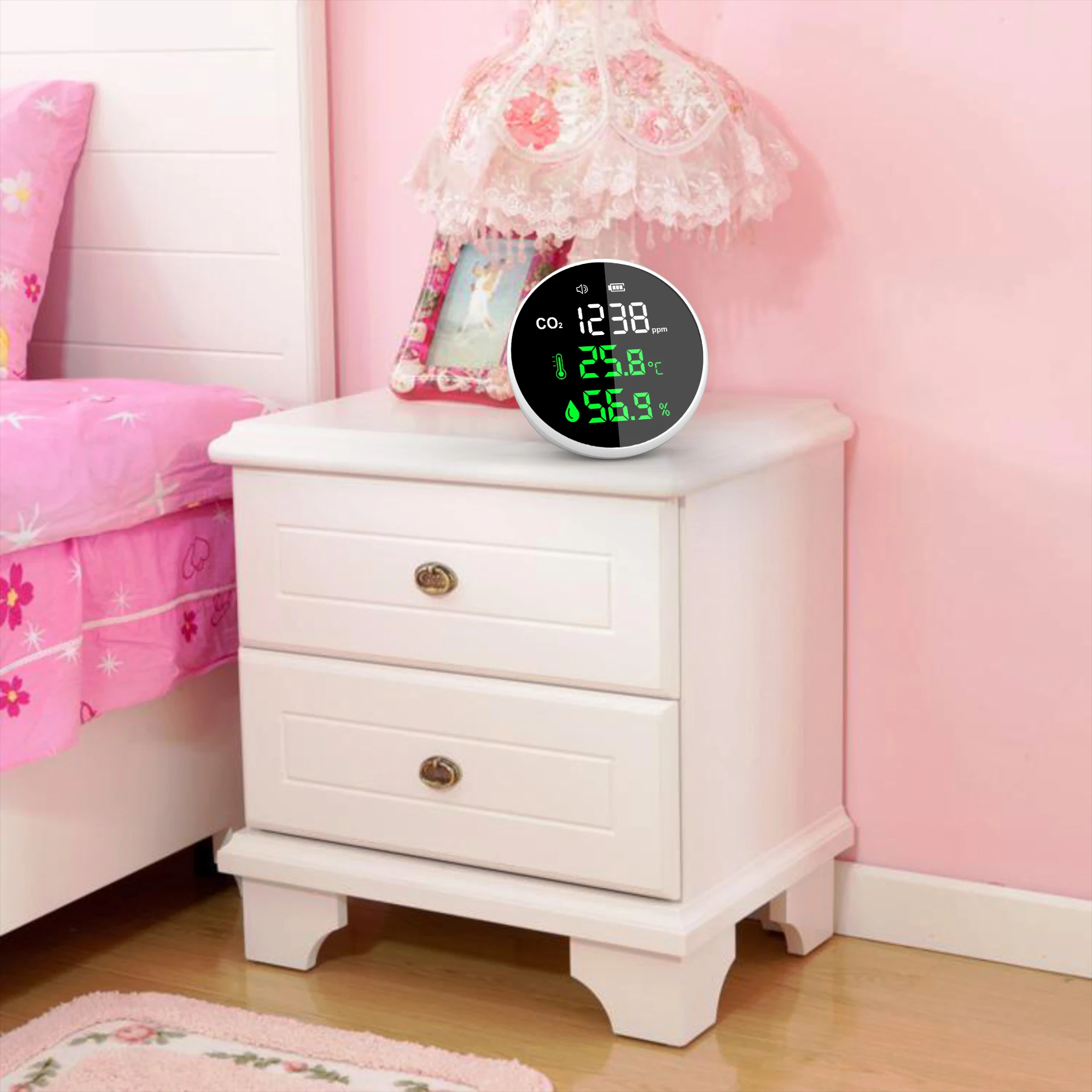 Air Quality Monitor Carbon Dioxide Meter and High-precision Infrared Sensor Alarm Directly Provided by Chinese Factories