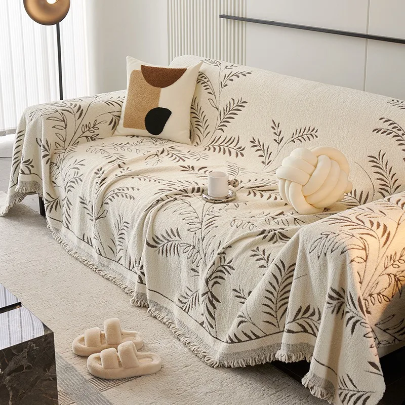 

Nordic Style Tassels Sofa Cover Living Room Sofas Blanket Cover Furniture Case Qknitted Blanket for Sofa Cover Set Blanket