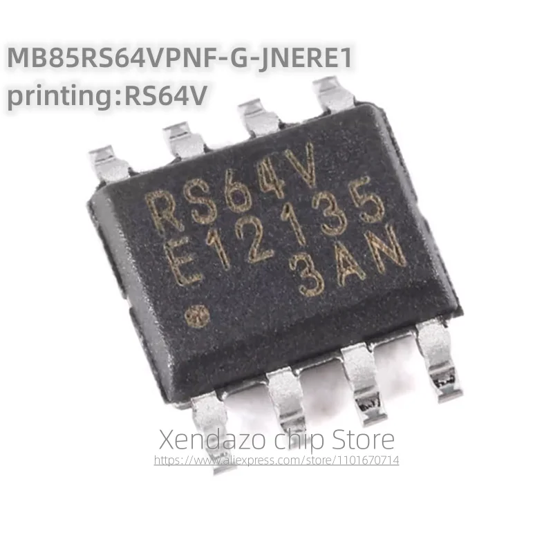 5pcs/lot MB85RS64VPNF-G-JNERE1 printing RS64V SOP-8 package Original genuine 64KBit SPI FRAM storage chip