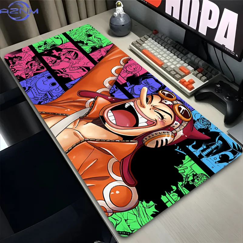 Mouse Pads E-sports Gaming Accessories alfombrilla Computer Desk Mat Varmilo Keyboard Pad one piece Usopp Mousepad kawaii carpet