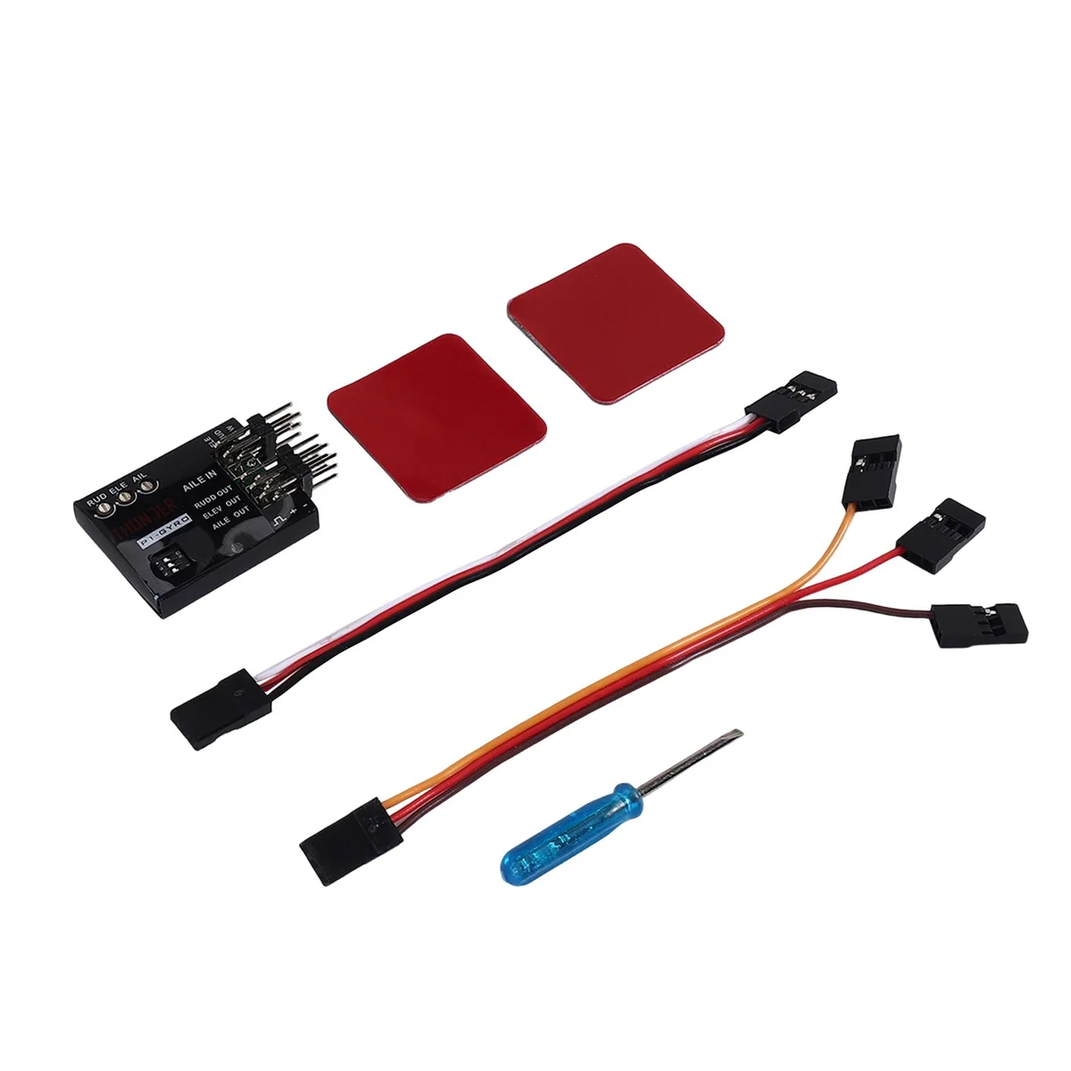 Y34A P1-GYRO 3- Flight Controller Stabilizer System Gyro For Fixed Flying Wing Black