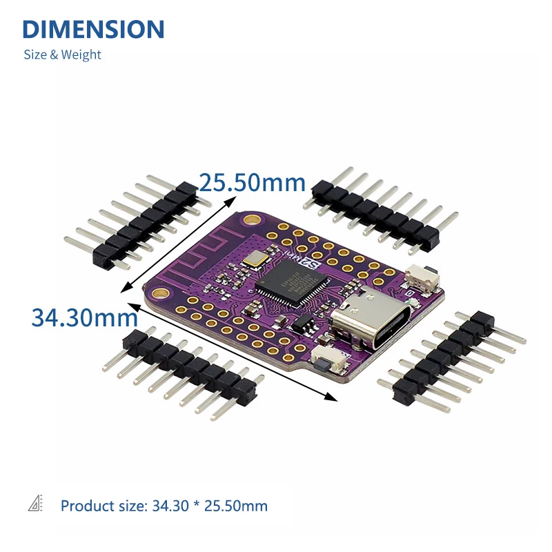 ESP32 S2 Mini V1.0.0 ESP32-S2 4MB FLASH 4MB PSRAM W IFI Development Board