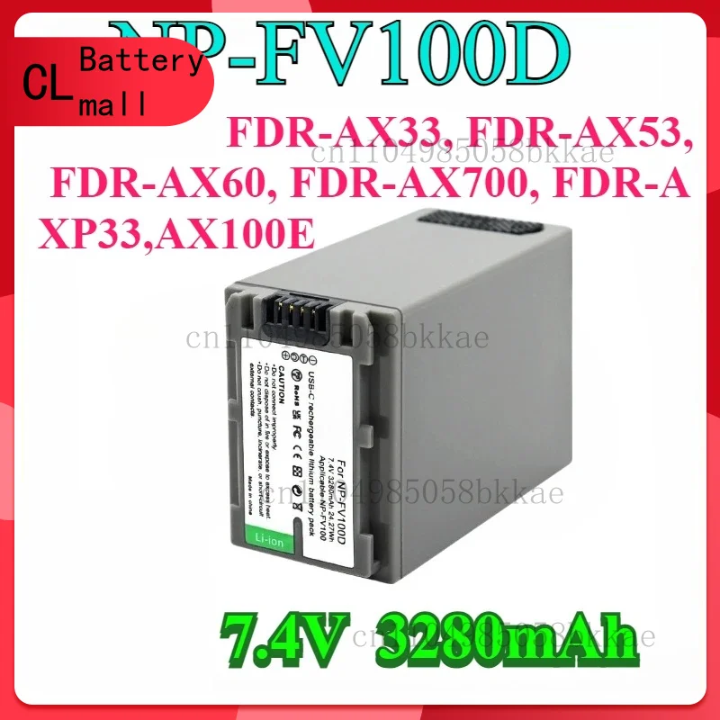 New 3280Mah NP-FV10… - image