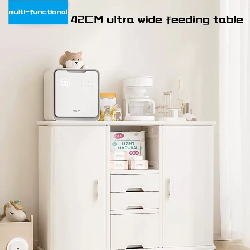 

Baby feeding table supplies storage rack, baby storage cabinet, children's wardrobe, toy storage cabinet, organizing cabinet