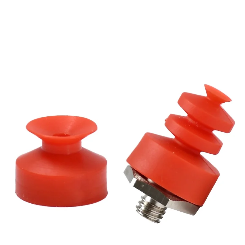 200pcs Robot Vacuum Triple Layer Suction Cup Pad Nozzle YX-6 8 10 12 15 20-3 Industrial Pneumatic
