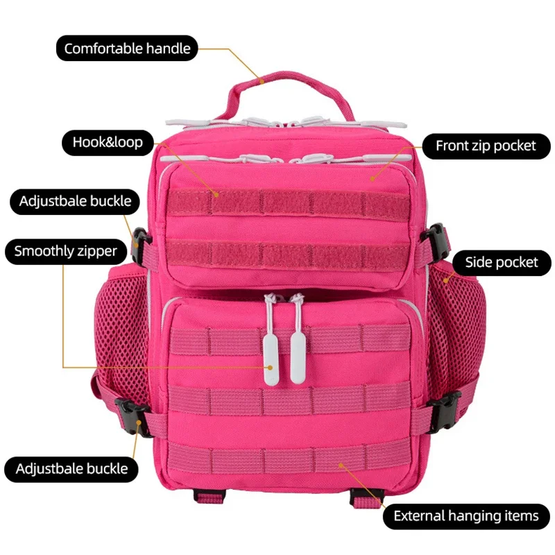 9L Mini Outdoor Sport caccia zaino campeggio palestra zaino Molle arrampicata Daypack borsa per uomo donna ciclismo escursionismo Bagpack