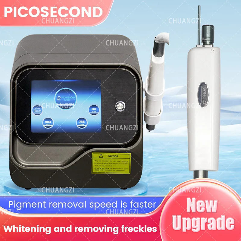 Professional 1064nm 532nm 1320nm Nd Yag Laser Tattoo Removal Picolaser Picosecond Machine Portable Q Switch Pico Device