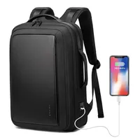 Bange Men Mochila Fashion Waterproof School Travel Bag Backpack USB Business Backpacks Fit For 15.6 Inch Laptop