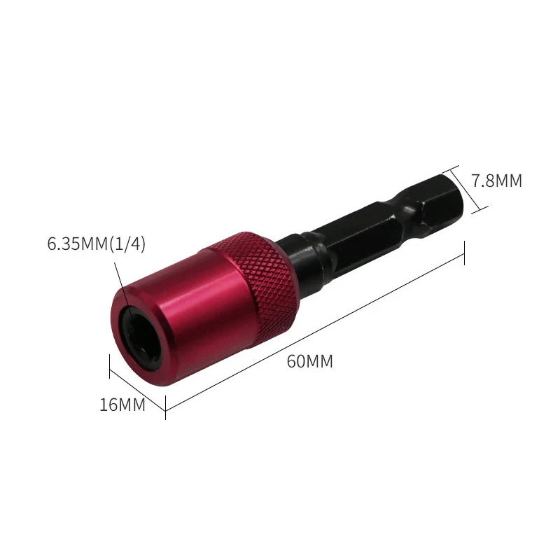Self-locking Rod Hexagonal Handle Quick-release Electric Drill Screwdriver Extension Rod Quick-change Batch Head Extension Rod
