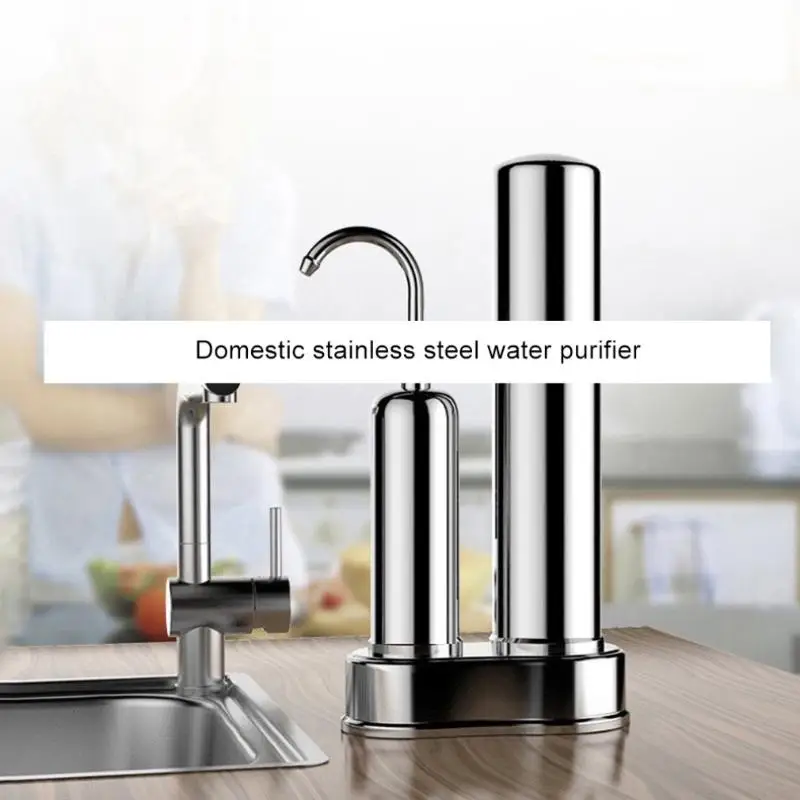 Kitchen Faucets Water Filter Washable Ceramic Mount Tap Purifier Filtro Rust Bacteria Removal Replacement