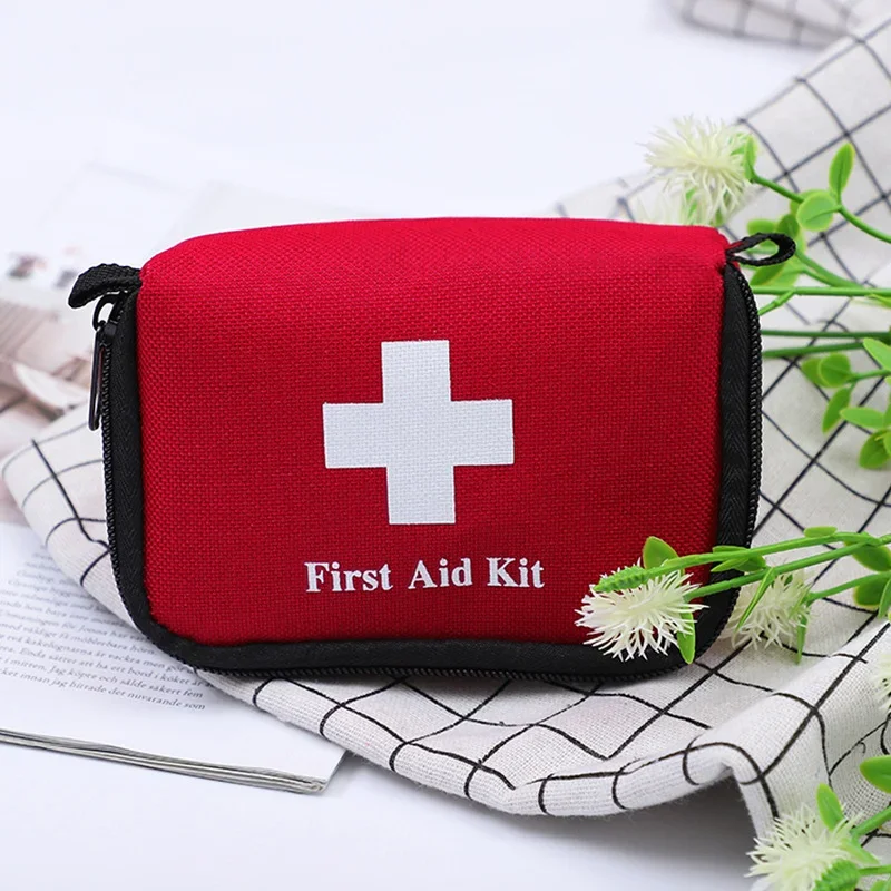 Handy Household Multi-Layer First Aid Bag Empty Outdoor Travel Portable Medicine Kit for Outdoors Car Luggage School Hiking 1pc