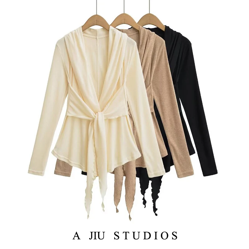 

Pure Desire Long Sve Knitted Coat Women's Outerwear Lazy Sle Design Sensation Slimming Knitted Jaet Street Sle Loose...