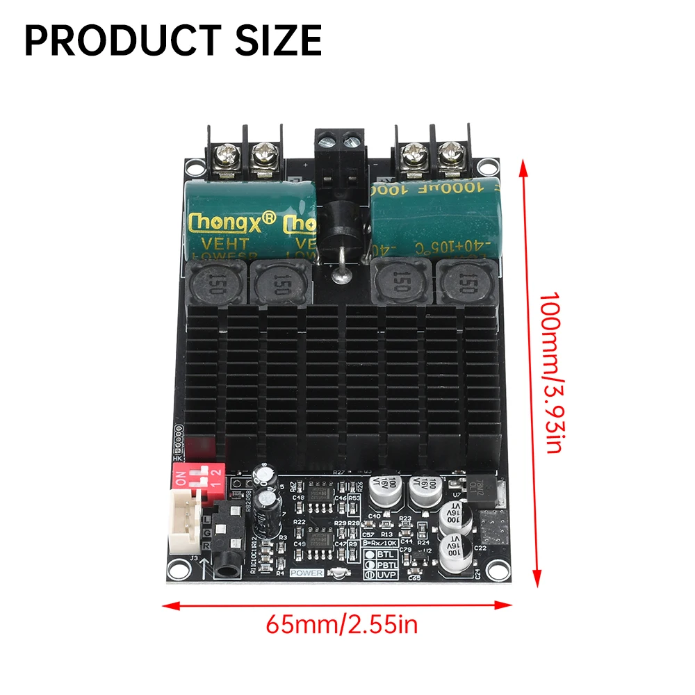 DC 10-30 V ZK-2001 Pure Post Versterker Board Dual Channel 100 W + 100 W Brug Mono 200 W Versterker Chip TPA3221