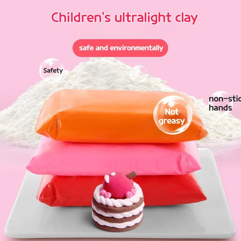 36 Farben super leichter Ton Kinder flauschige weiche Plastilin Spielzeug Modellierung DIY spielen Teig Werkzeuge setzt Spielzeug für Kinder Geburtstags geschenk