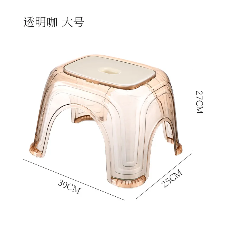 0470 household plastic stool short multifunctional thickened bathroom living room toilet stool