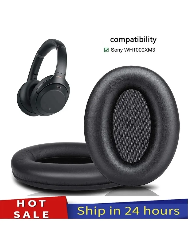 

Replacement Ear Pads WH1000XM3 Ear Cushions Replacement - Earpads Compatible with Sony WH-1000XM3 Over-Ear