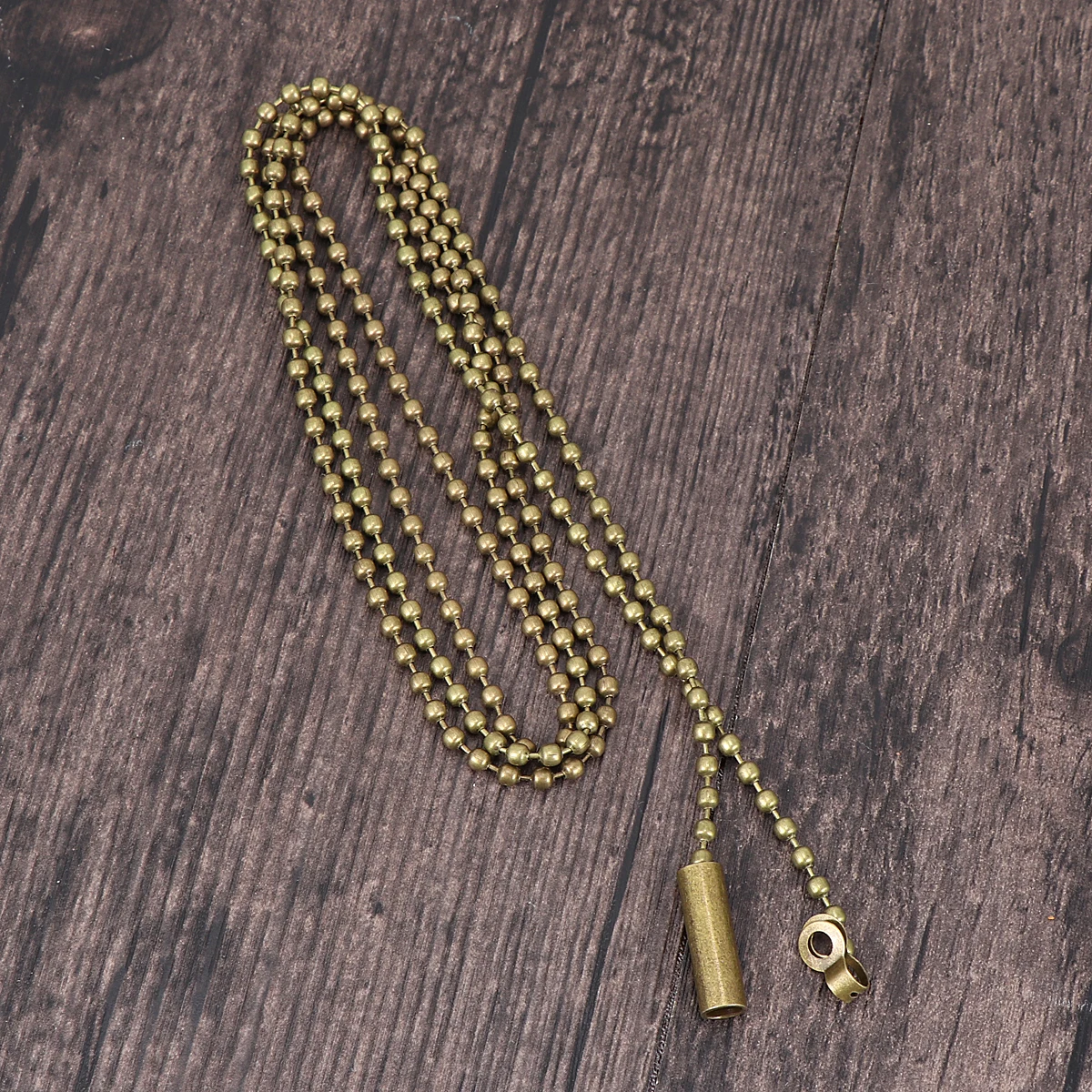 

2pcs 3mm Bronze Ceiling Pull Chain Wall Light Rope Replacement Connector Beaded Chain Easy Install Dog Tag