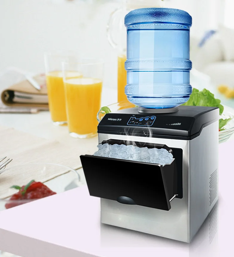 

Hot Selling Efficient Round Ice Machine 25Kg Daily Output Ice Machine Protable Ice Maker for Home and Commercial Use