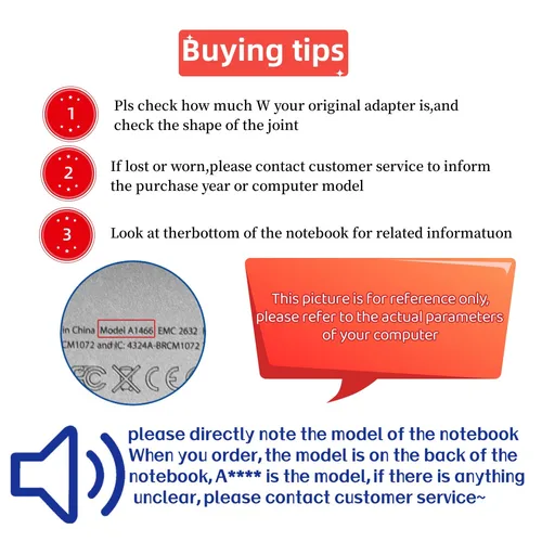 Imagen 2 del producto Nuevo adaptador de corriente de 45W 60W 85W para cargador Apple Macbook A1278 A1502 A1398 A1286 A1237 A1304 A1370 A1377 A1466 cargador magnético