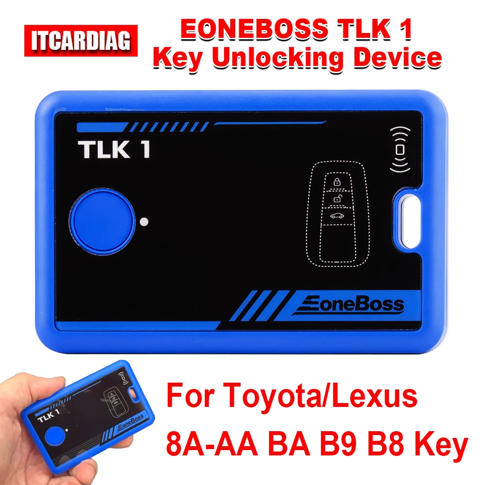 

EONEBOSS TLK 1 Key Unlocking Device for Toyota/Lexus 8A-AA BA B9 B8 Key Reset Programmer Remote Reuse Tool