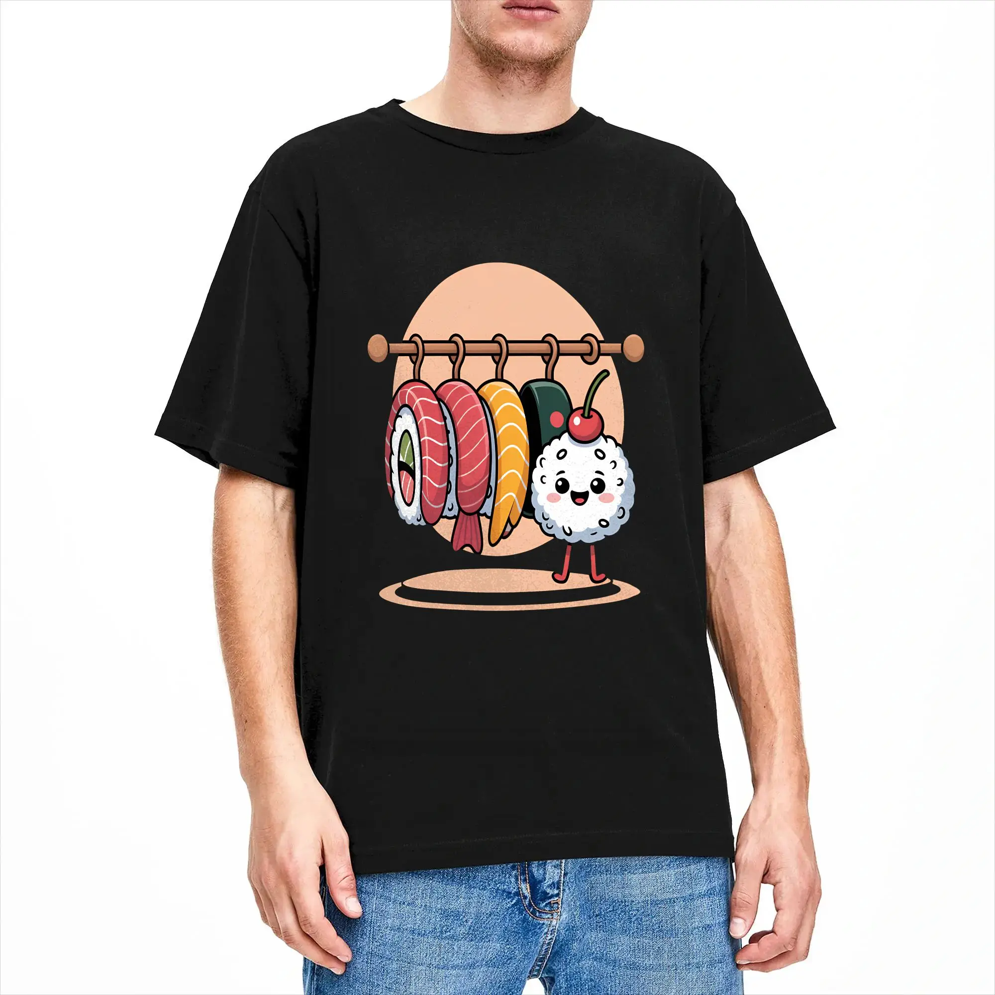 Sushi Wardrobe Olipop  T-Shirt for Men Women  Amazing Pure Cotton Tees Round Collar Short Sleeve T Shirts Gift Idea Clothing