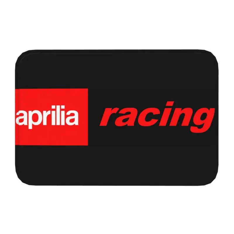 Aprilia Symbol Floor Door Bath Kitchen Mat Anti-Slip Indoor Motorsports Racing Doormat Living Room Entrance Carpet Rug