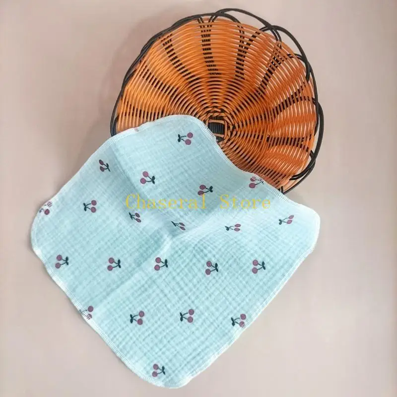 E7CE 4 قطعة مرايل لعاب مربعة منشفة الوجه تغذية المرايل مستلزمات الرضع حديثي الولادة منشفة لعاب منديل BabyEssentials #3