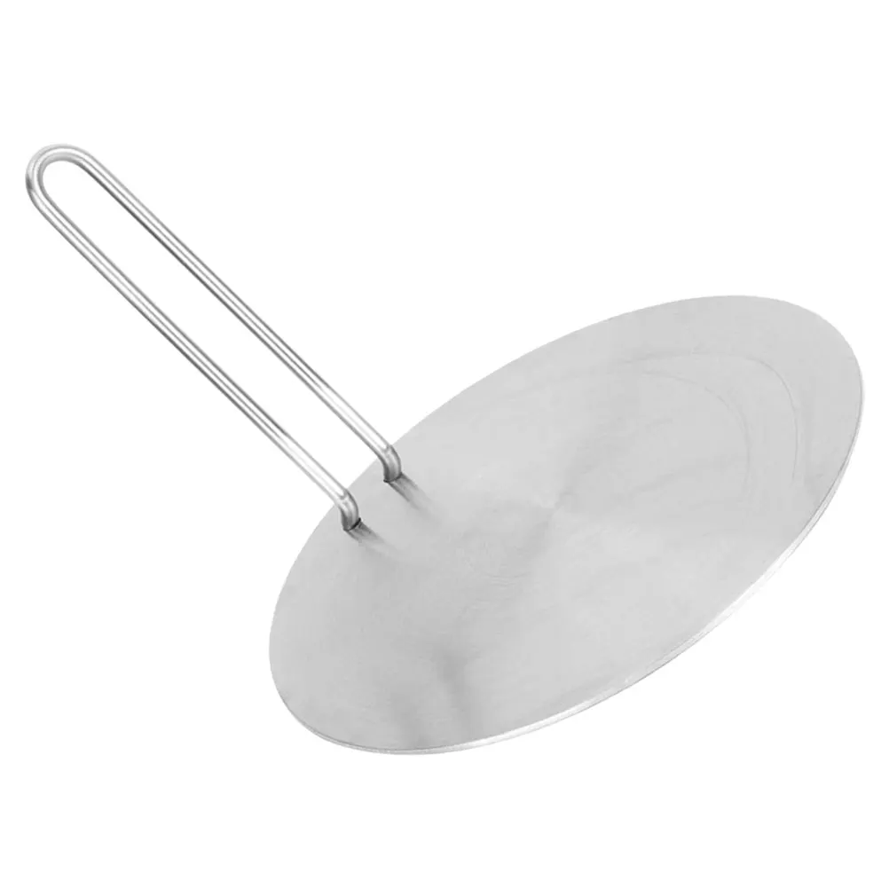 

1 Set Stainless Steel Induction Plate Adapter Heat Transfer Diffuser Thermal Guide Kitchen Essential Cookware Accessory Handle