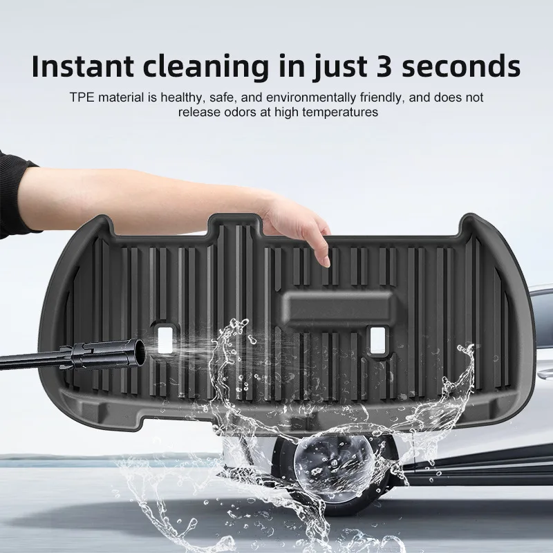 For Toyota Estima Previa 50 2006-2019 Lower Stratum Trunk Mats Pad TPE Cargo Liner Rear Trunk Mat Waterproof Wear-resistant