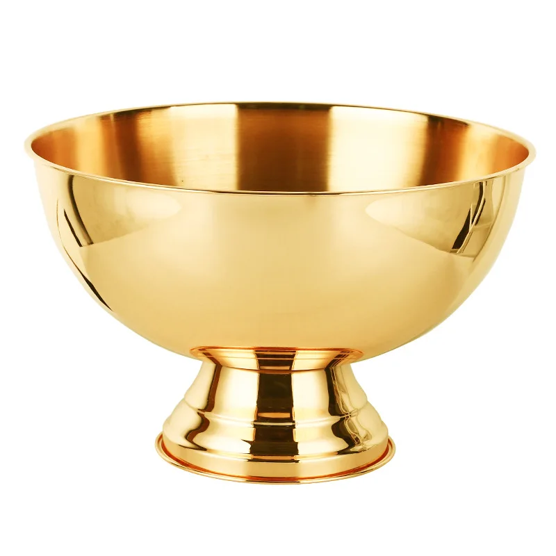 

Large Stainless Steel Champagne Basin Ice Bucket Bar Wine Beer Red Wine