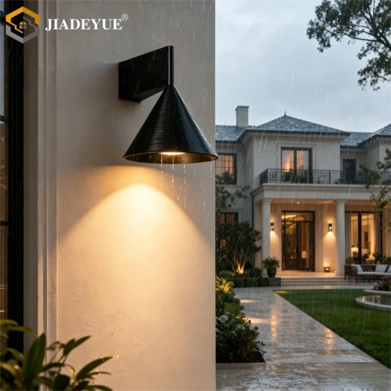 Modern Minimalist Waterproof Outdoor Wall Lamp IP65 Brushed Aluminum Garden balcony Door Courtyard Background Wall Lamp