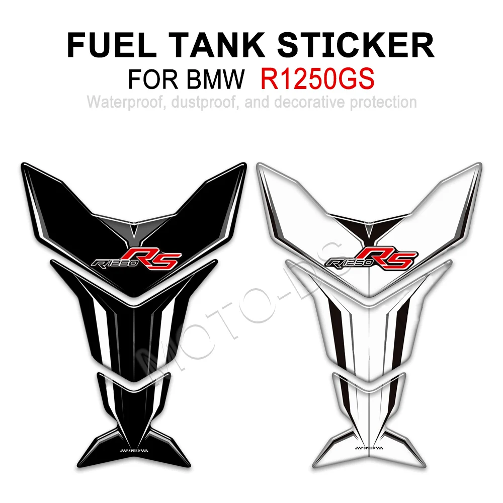 For R1250RS R 1250 RS R1250 Motorcycle Stickers Fuel Tank 3D Sticker Fishbone Protective Decals