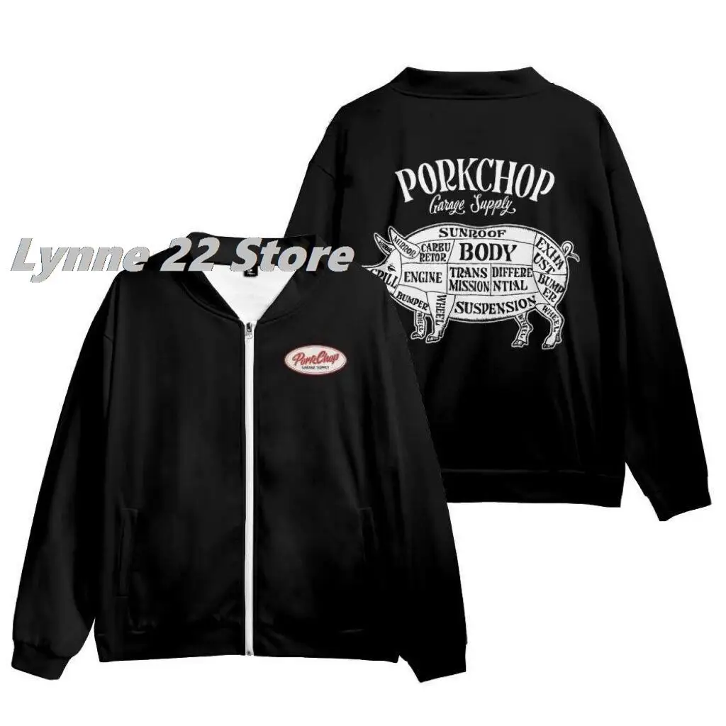 

2022 HOT Mens Motorcycle Jackets Japan Biker Jacket PorkChop Garage Red Techwear Men/women Clothes Streetwear cool Tops Outwear