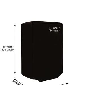 غطاء واقي لمقصورة الأمتعة أقمشة غير منسوجة مقاومة للغبار متينة حقيبة سفر سوداء أفضل 8 غطاء حقيبة سفر للمبيعات - رقم 7
