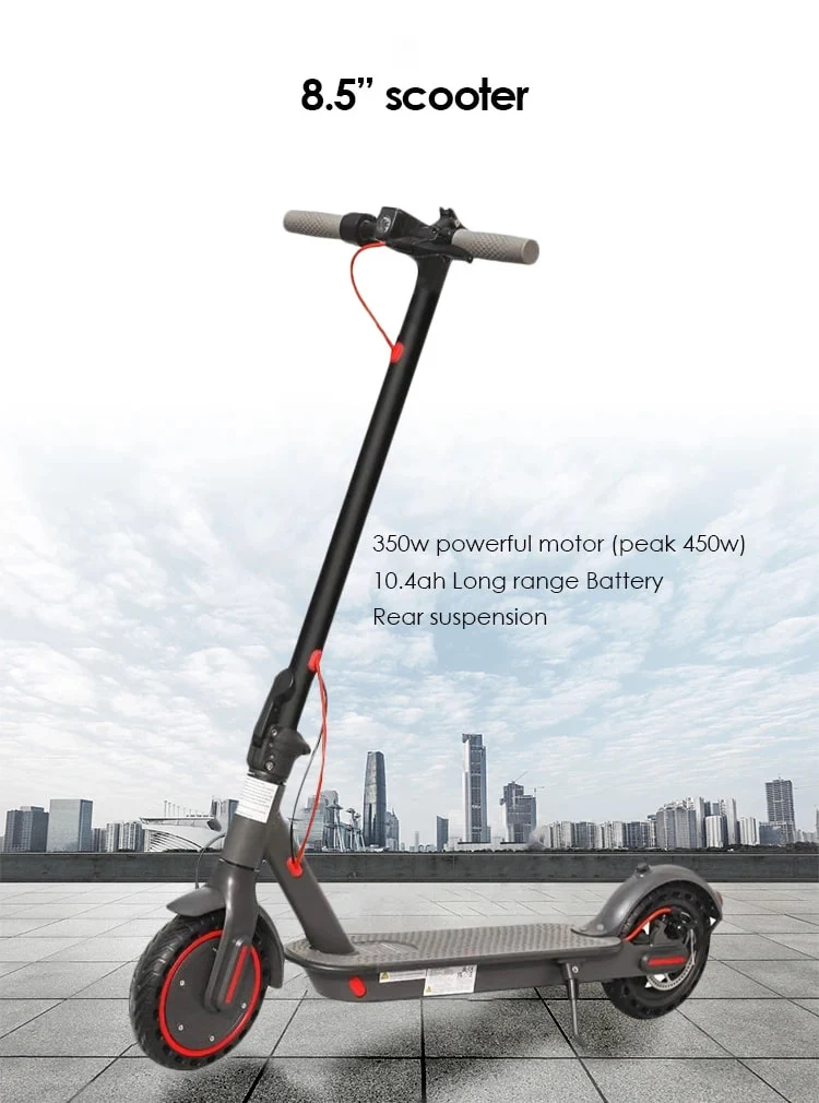 Juice ease Elektro roller 8,5 Zoll Anti-Skip 10,4 Ah Erwachsene Roller elektrisch 35km 350w 31 km/h faltbare drahtlose App-Steuerung