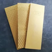 203*69*8mm Knife Sharpener Gold Large Diamond Grinding Stone Slab Kitchen Sharpening System Double-sided Double-meshed Whetstone
