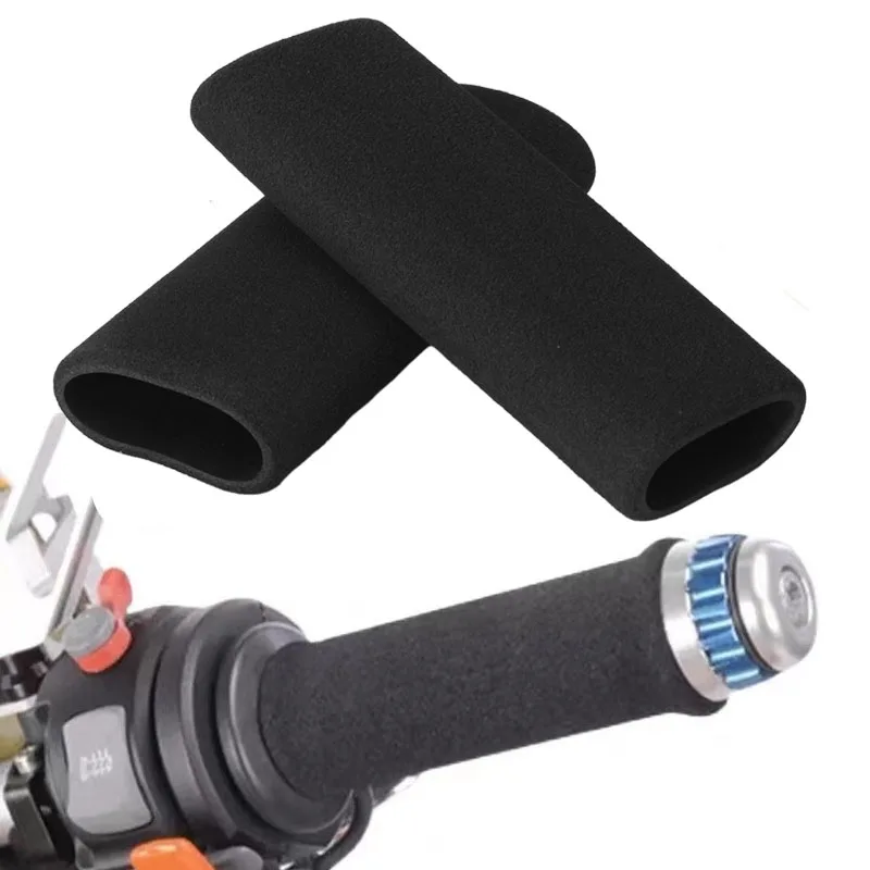 

10 Pairs Sponge Grip Cover Universal Motorcycle Scooter Mountain Bike Anti-Slip Handle Covers Throttle lever Cover Accessories