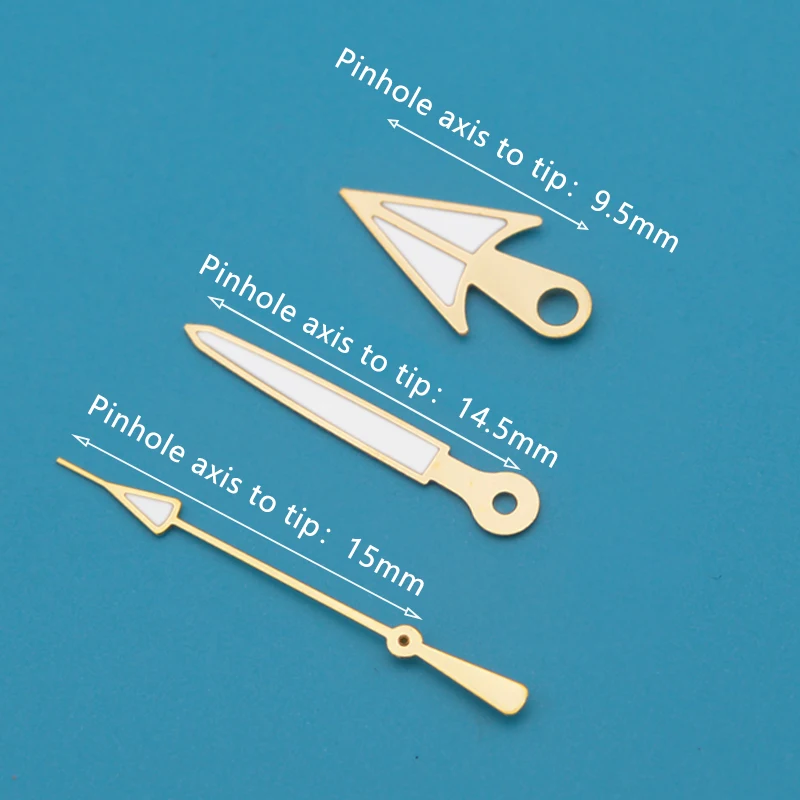 9.5x14.5x15mm Green Luminous Watch Hands Fit For 7S26 4R35 4R36 NH35 NH36 Movement Dial Fashion Luminous Hands